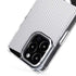 White Carbon Fiber Specialty Texture Material iPhone 15 Pro MagSafe Case